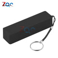 New Portable Power Bank 18650 External Backup Battery Charger With Key Chain Green Black Yellow Blue